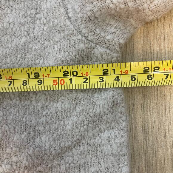 prAna Cowl Neck Pullover Sweatshirt Gray L Soft Knit Long Sleeve Eco Fabric - Picture 4 of 8
